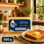 500g fresh butter from All Pure Milk with buttered toast